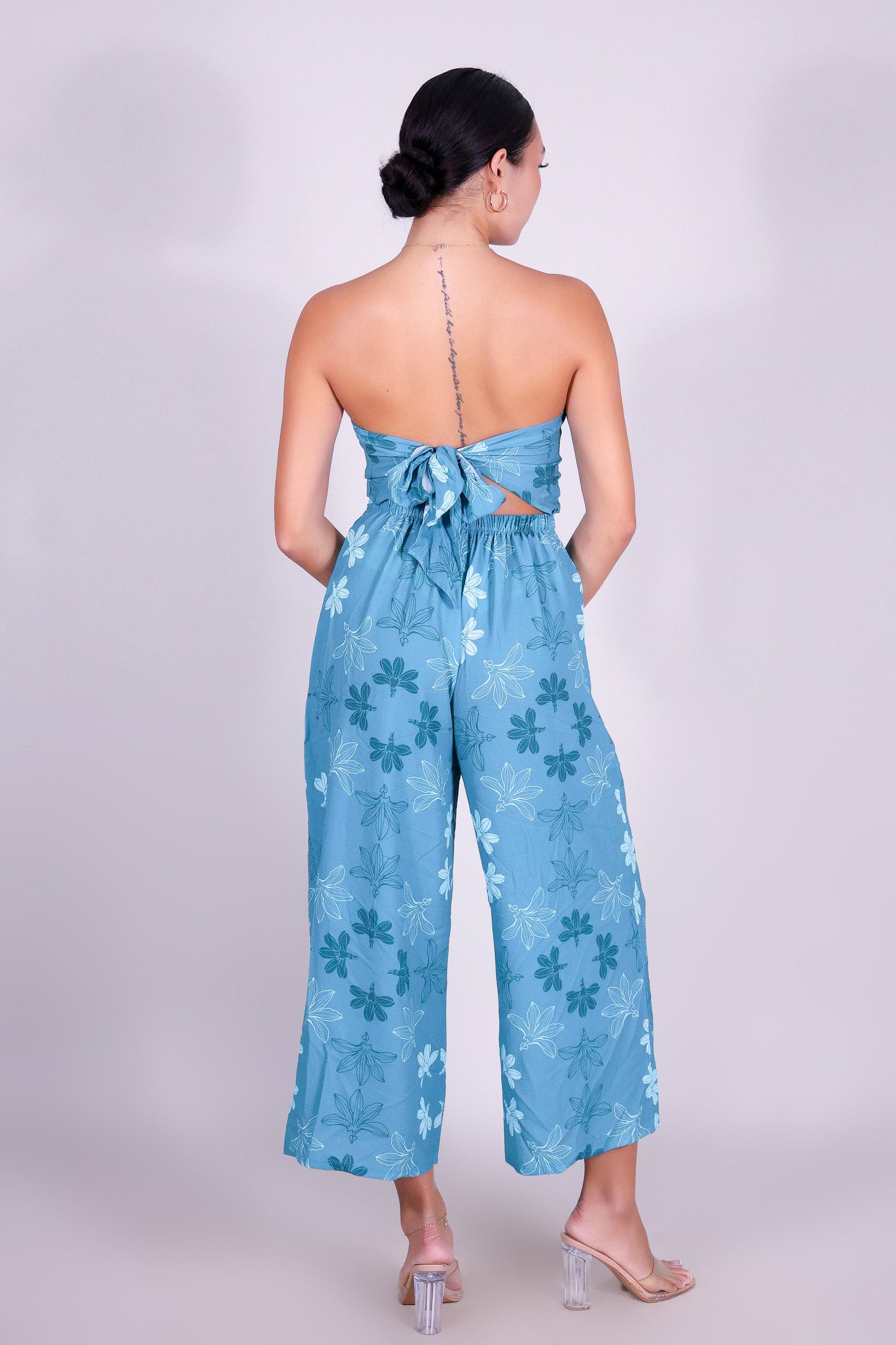 NAUPAKA TIE BACK JUMPSUIT