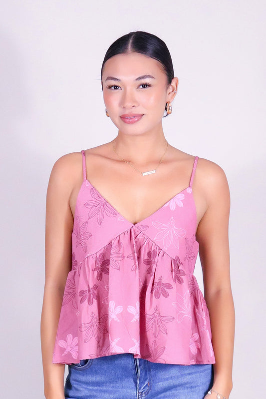 NAUPAKA BABYDOLL TOP