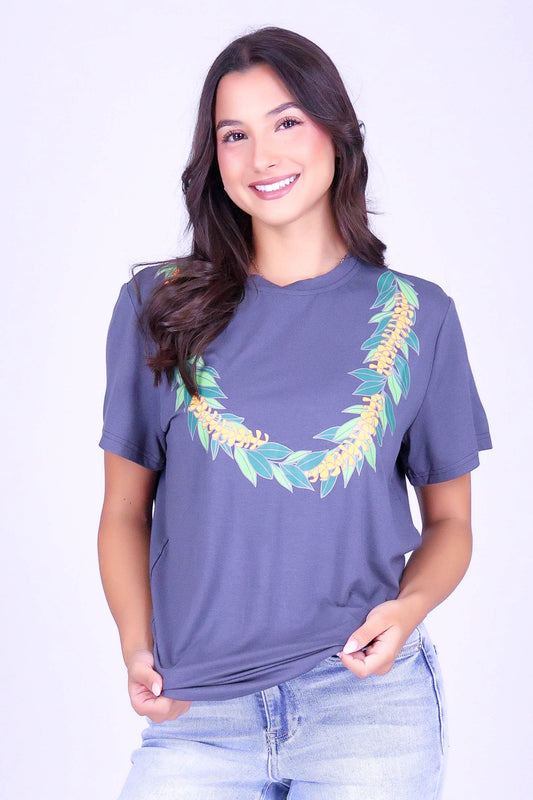 MAILE PUAKENIKENI LEI TEE