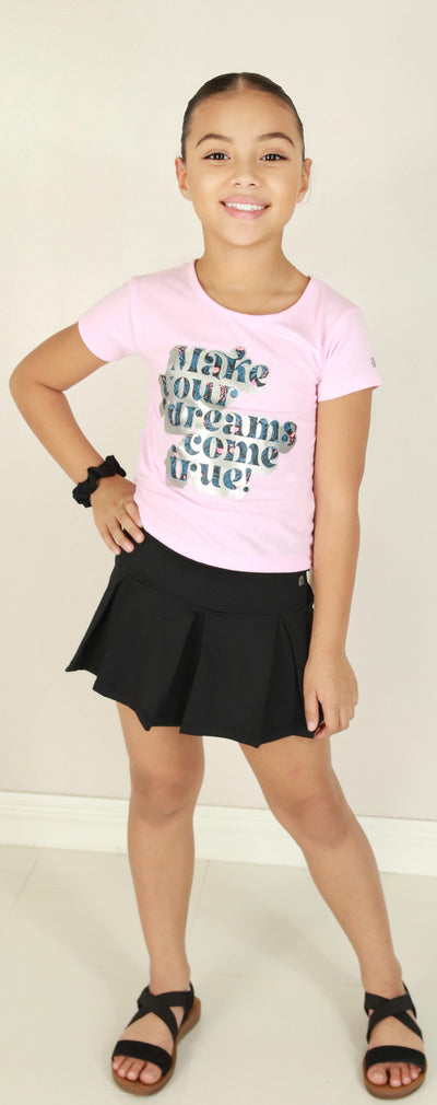 Jeans Warehouse Hawaii - S/S PRINT TOPS 4-6X - DREAMS COME TRUE TOP | KIDS SIZE 4-6X | By STAR RIDE KIDS