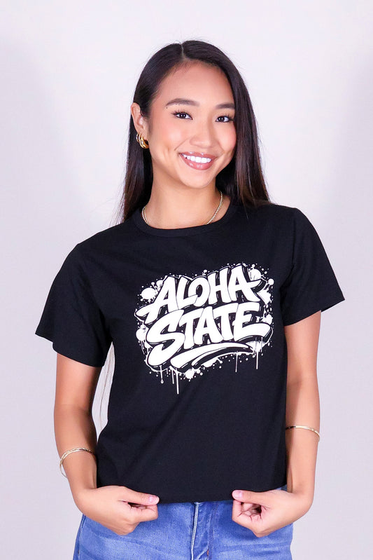 ALOHA STATE GRAFFITI TEE