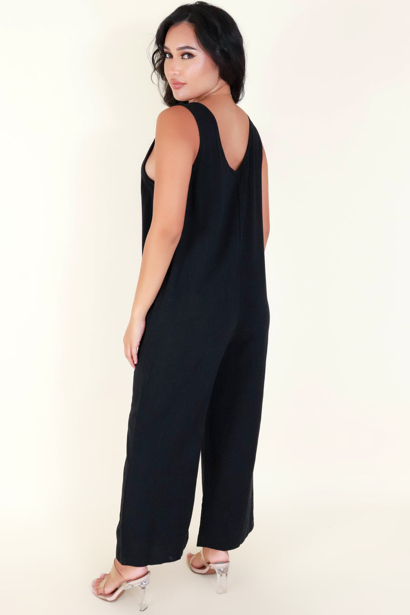 Jeans Warehouse Hawaii - SOLID CASUAL JUMPSUITS - CAN&