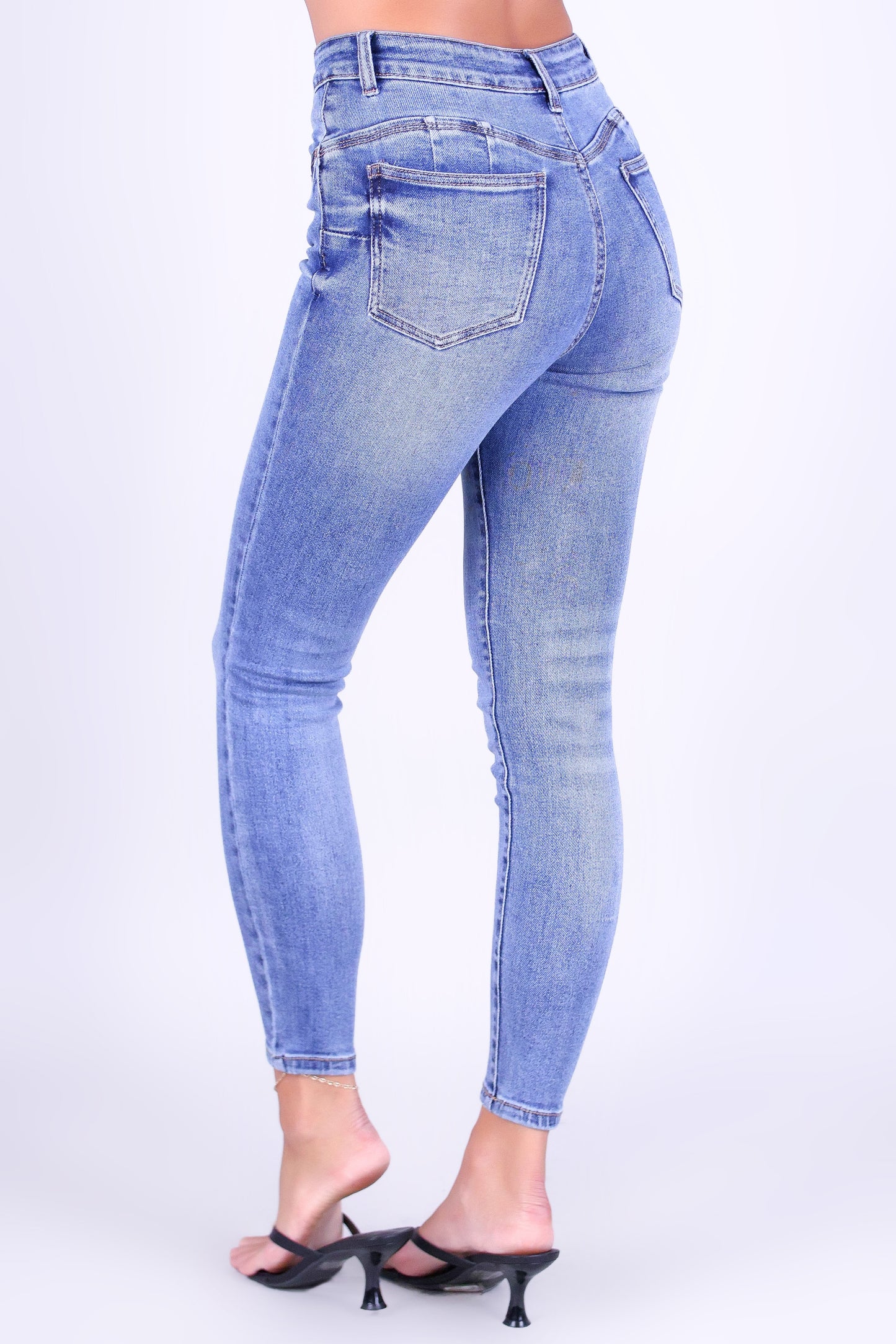 HOURGLASS HIGH SKINNY JEANS