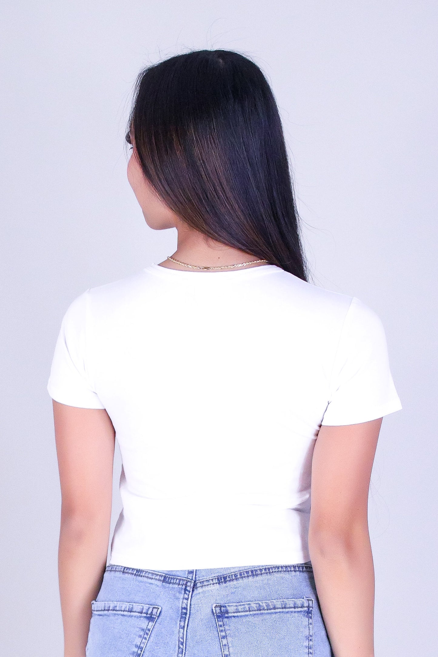 ALOHA CROP BABY TEE