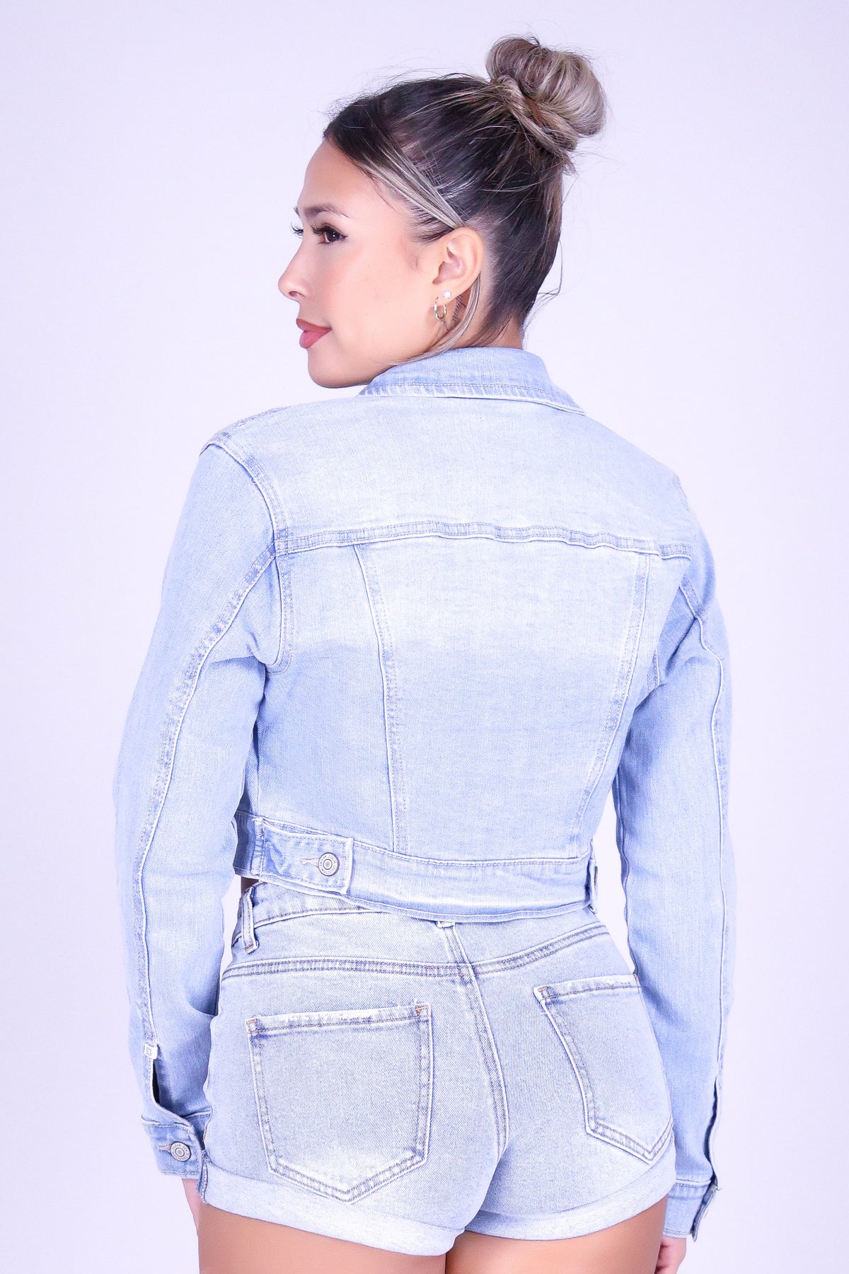 LONG DAYS CROP DENIM JACKET