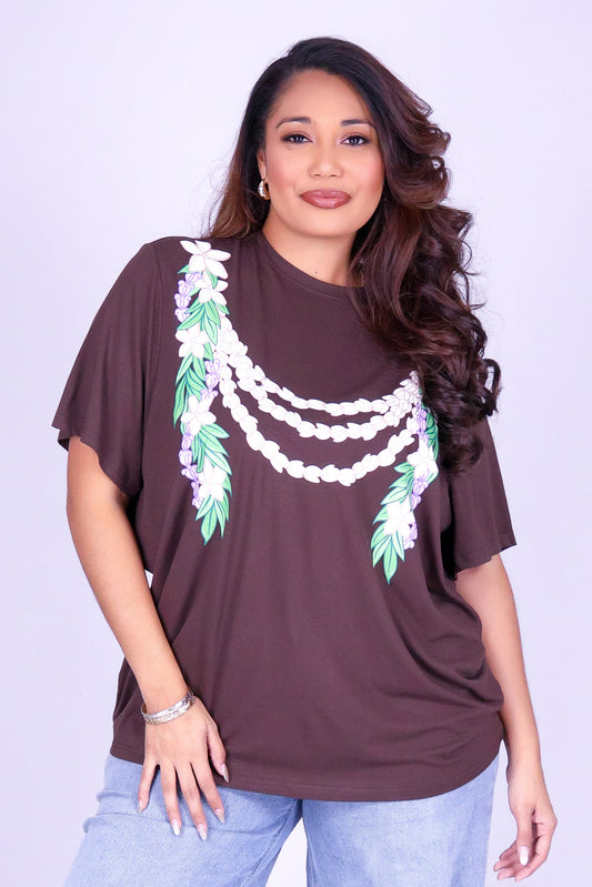 PIKAKE MAILE LEI TEE