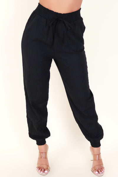 Jeans Warehouse Hawaii - SOLID WOVEN PANTS - HIGH HOPES JOGGERS | By ACTIVE USA