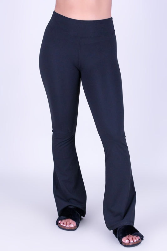 CHIC IN COMFORT FLARE PANTS