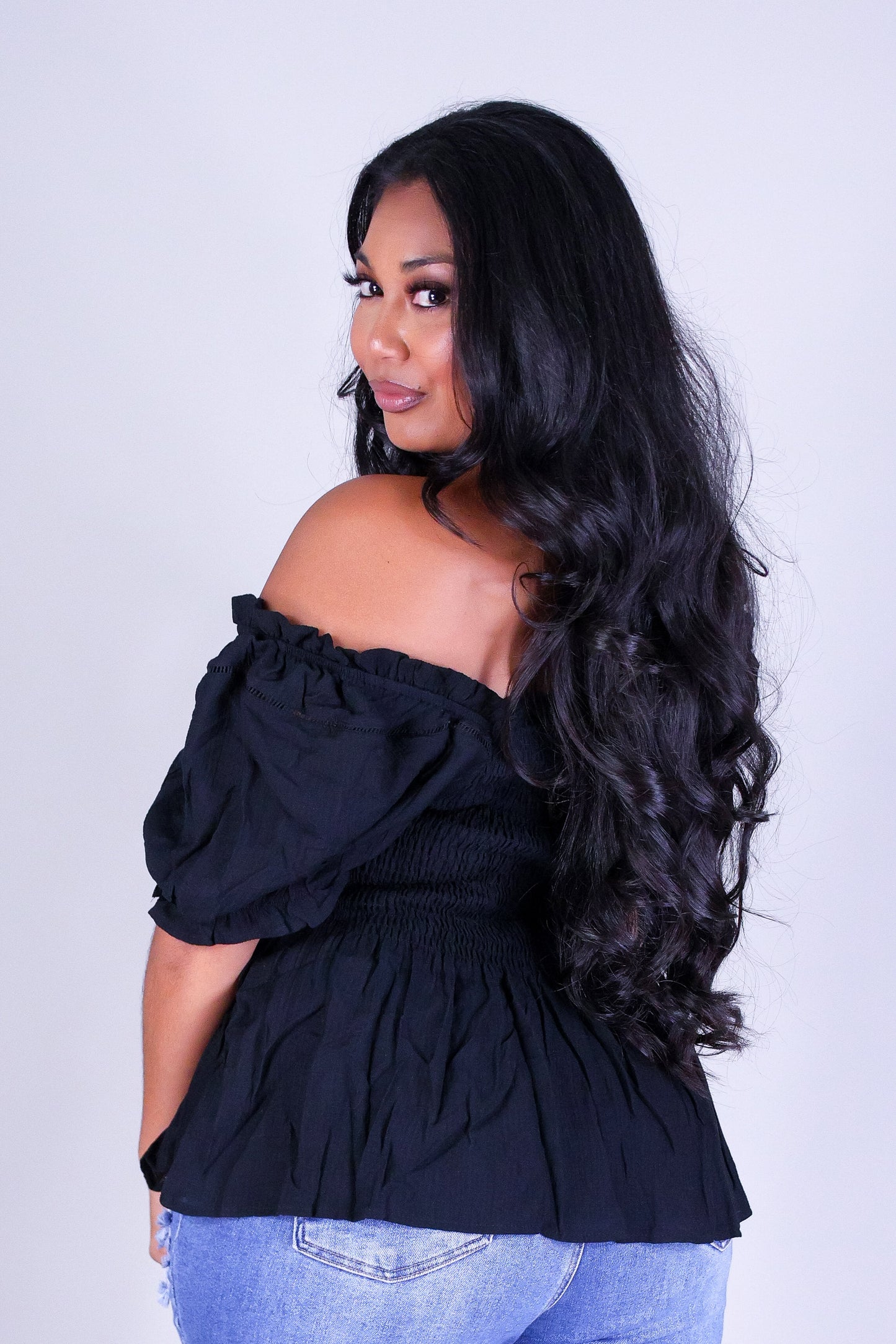 PRETTY EASE BABYDOLL TOP