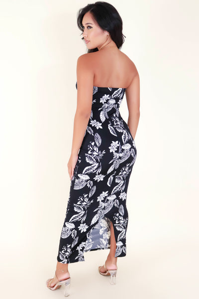 Jeans Warehouse Hawaii - TUBE LONG PRINT DRESSES - TAKE A TRIP DRESS | By PAPERMOON/ B_ENVIED