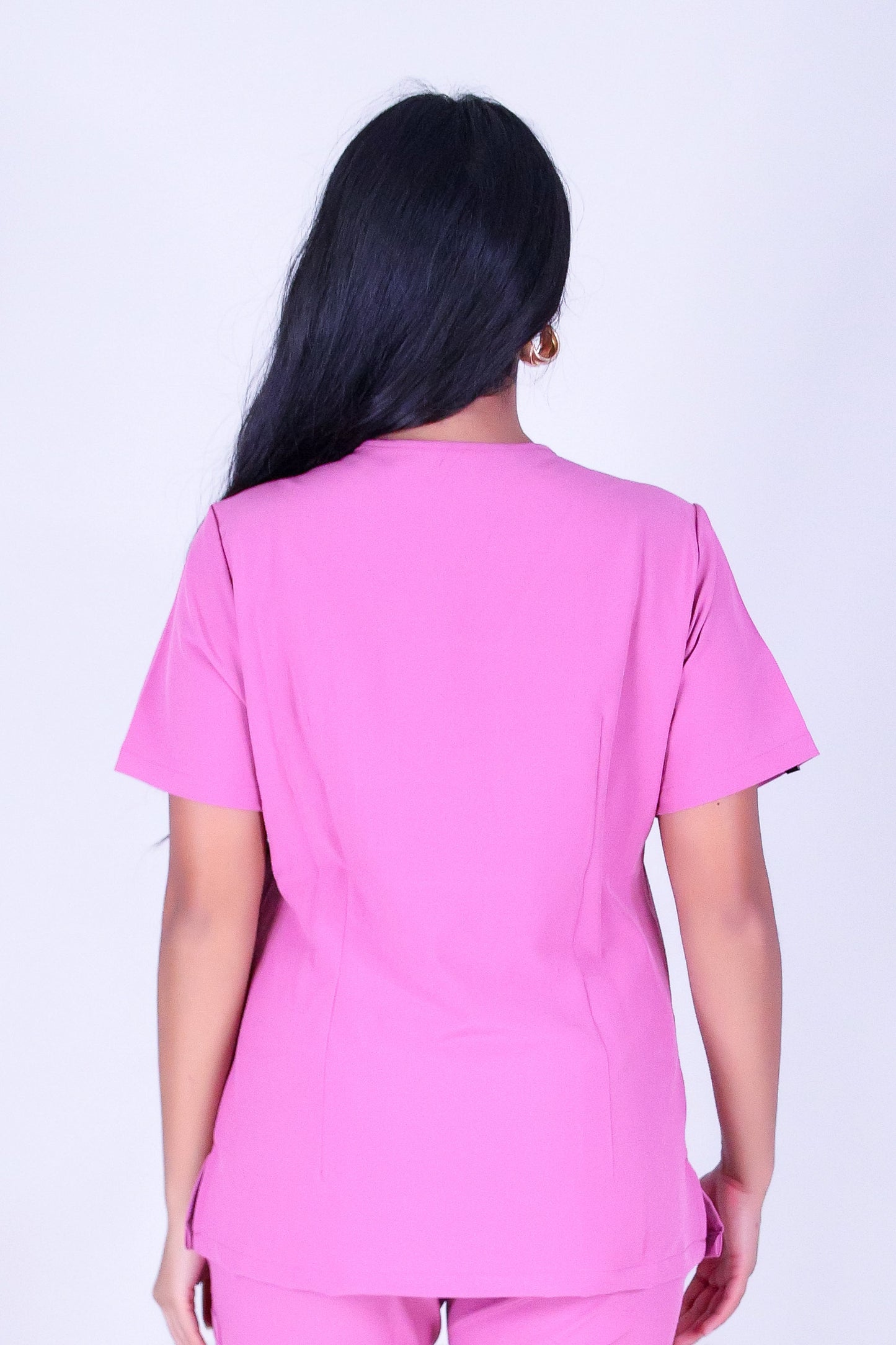 BE PATIENT WITH ME SCRUB TOP