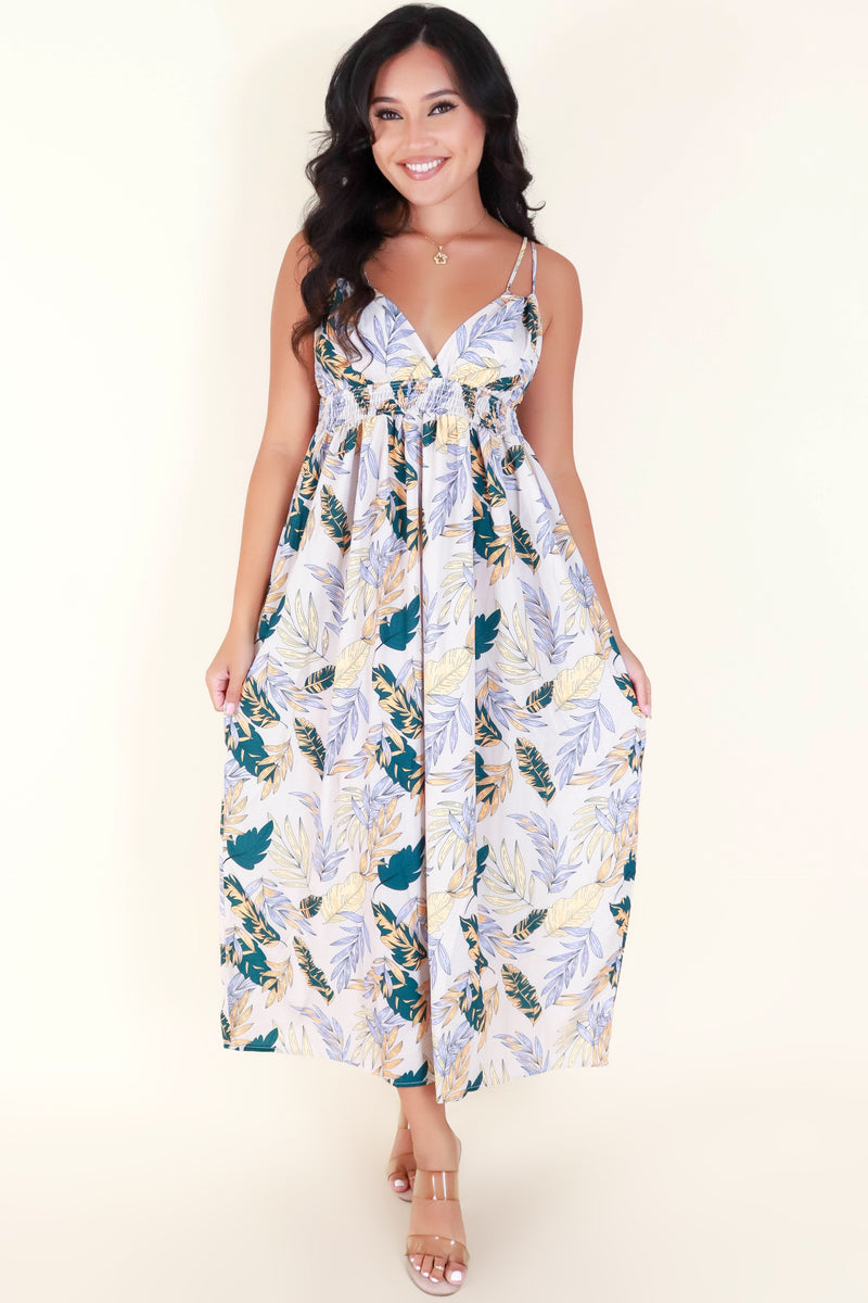 Jeans Warehouse Hawaii - S/L LONG PRINT DRESSES - NICE DAY DRESS | By PAPERMOON/ B_ENVIED