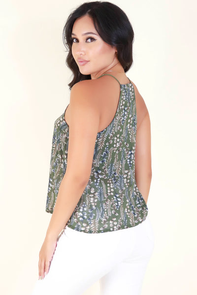 Jeans Warehouse Hawaii - TANK PRINT WOVEN DRESSY TOPS - SPECIAL OCCASION TOP | By PAPERMOON/ B_ENVIED