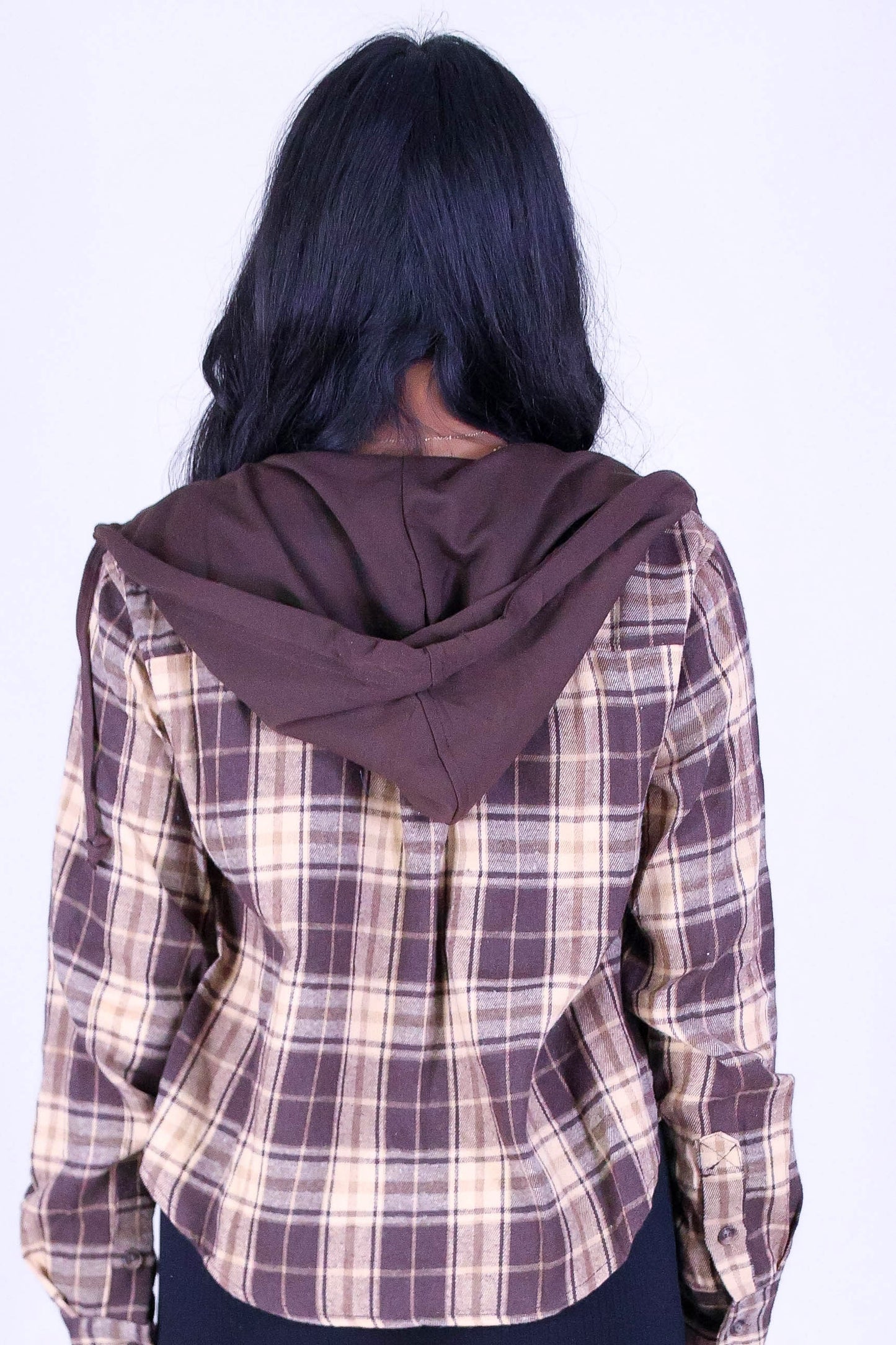 CABIN VIBES PLAID TOP