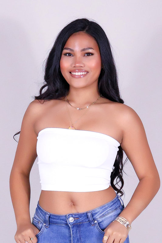 GOTTA CHILL CROP TUBE TOP