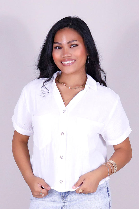 SOFT AIR BUTTON DOWN TOP