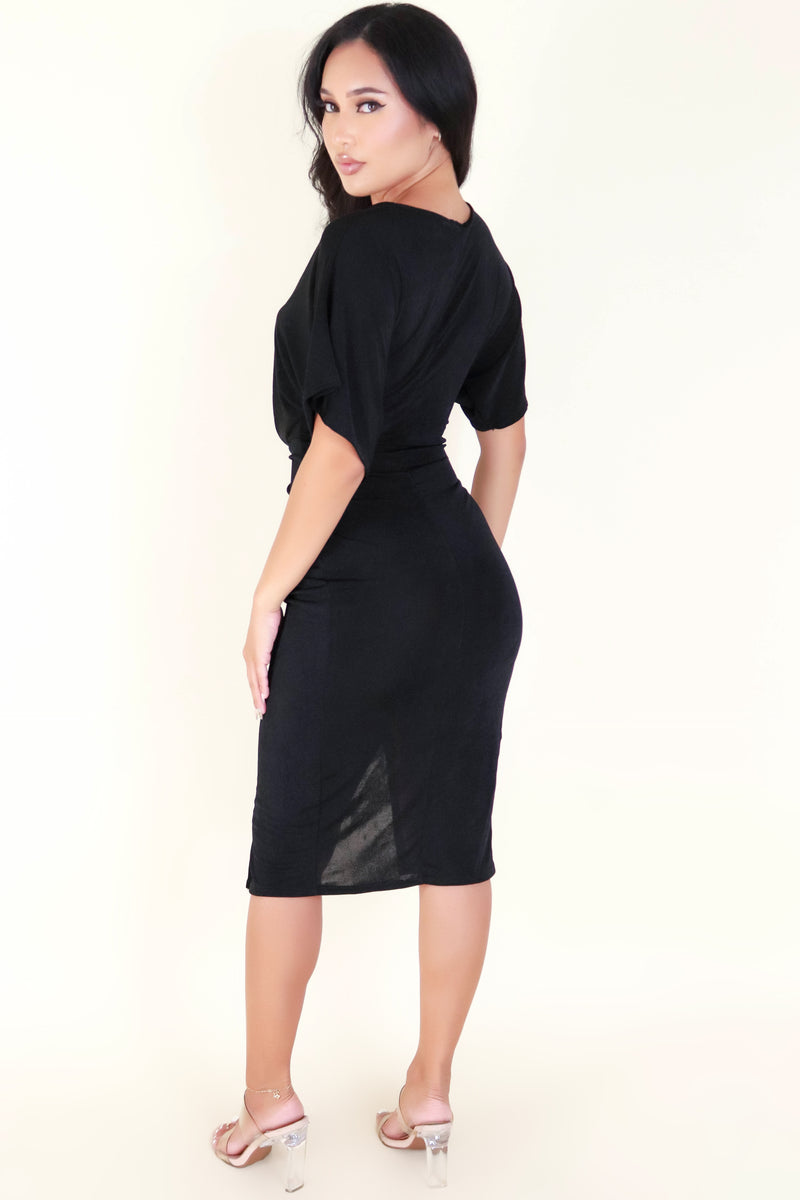 Jeans Warehouse Hawaii - SLEEVE SHORT SOLID DRESSES - OUT ALL NIGHT DRESS | By ULTIMATE OFFPRICE