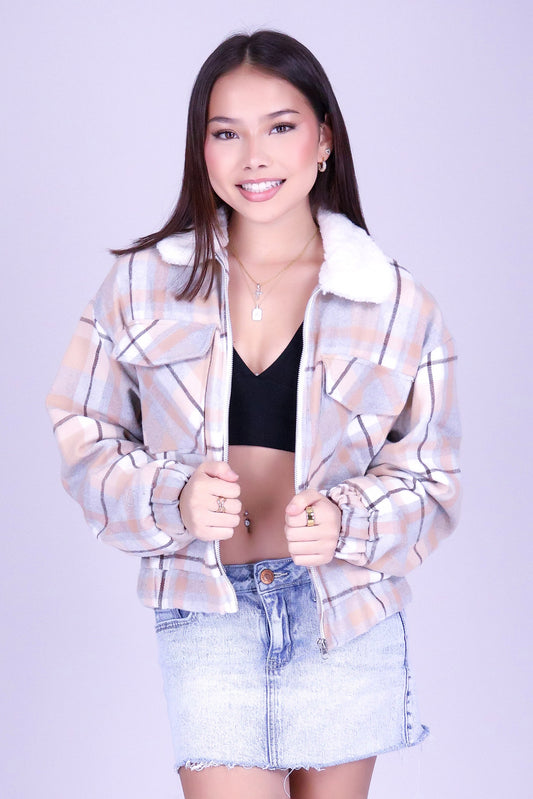 SOLACE PLAID SHACKET