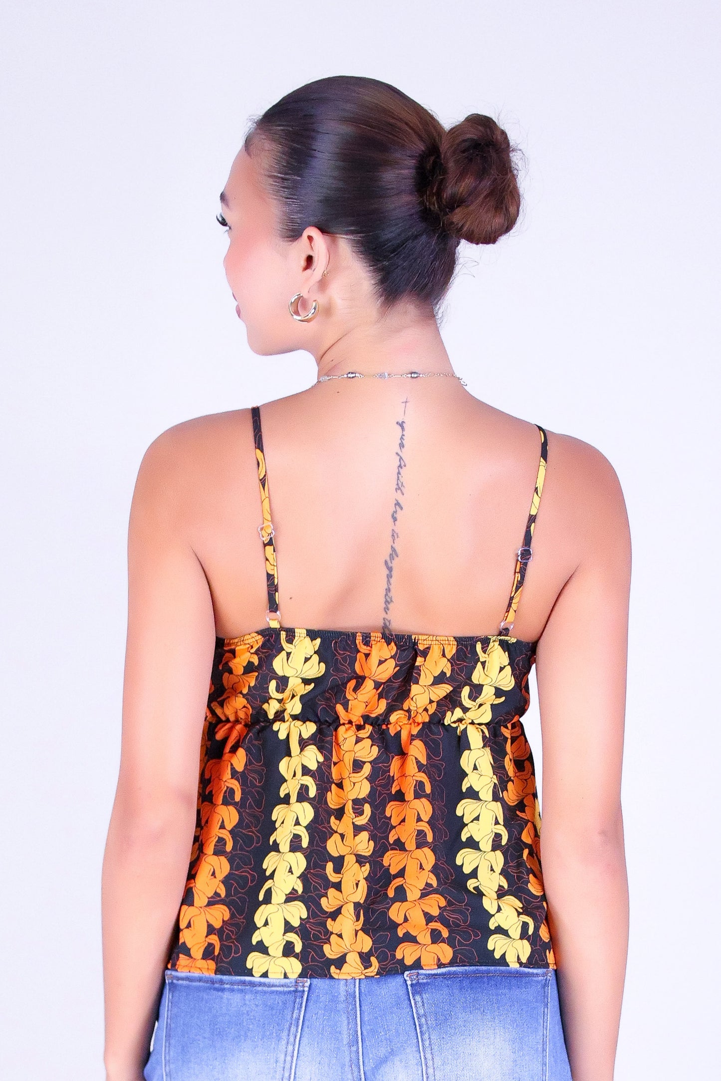 PUAKENIKENI OUTLINE BABYDOLL TOP