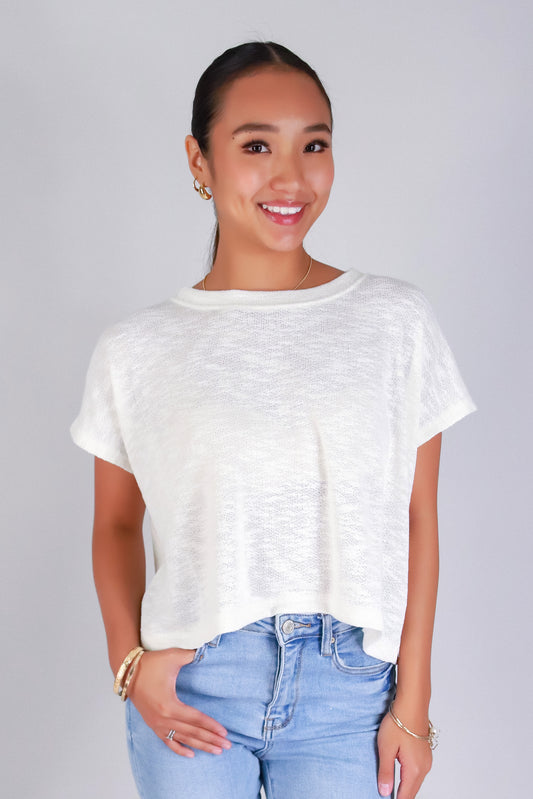 I ADORE YOU CROP TOP