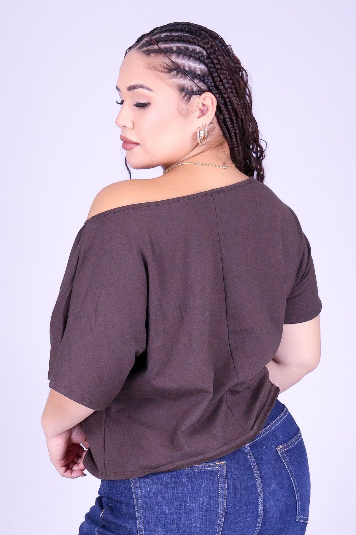 4 ULU QUILT OFF SHOULDER TEE