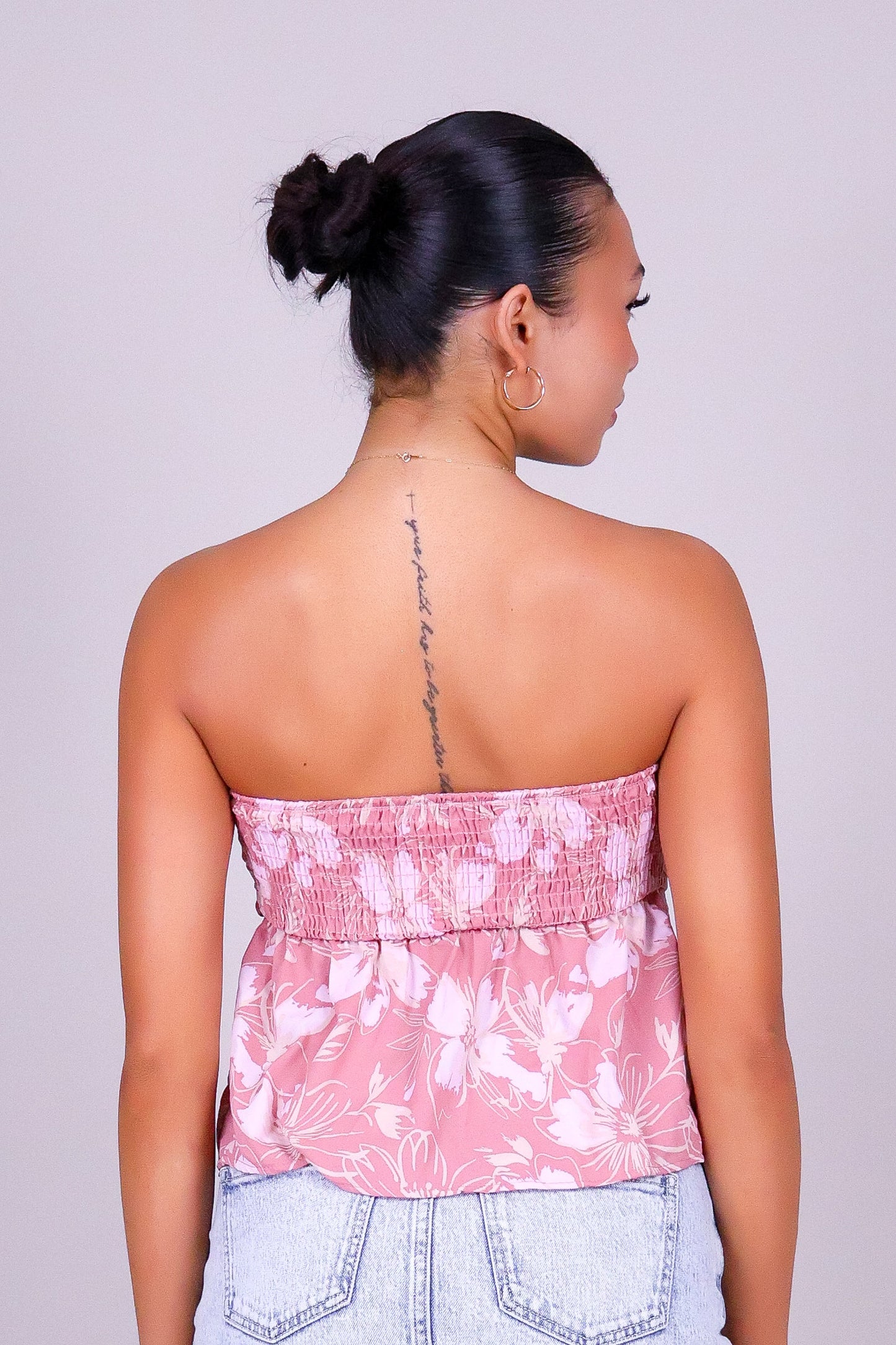 FLORA KISS TUBE TOP