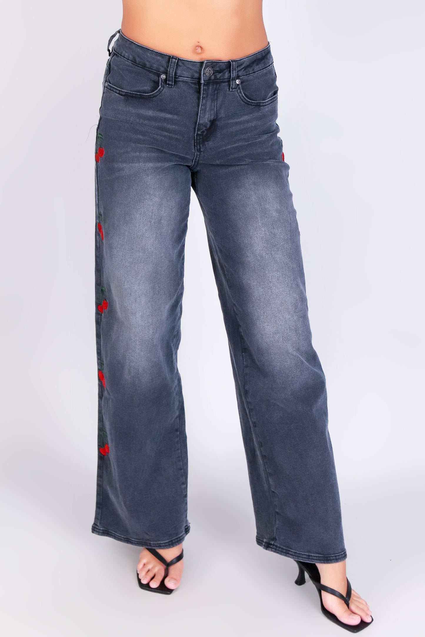 CHERRY ON THE SIDE JEANS