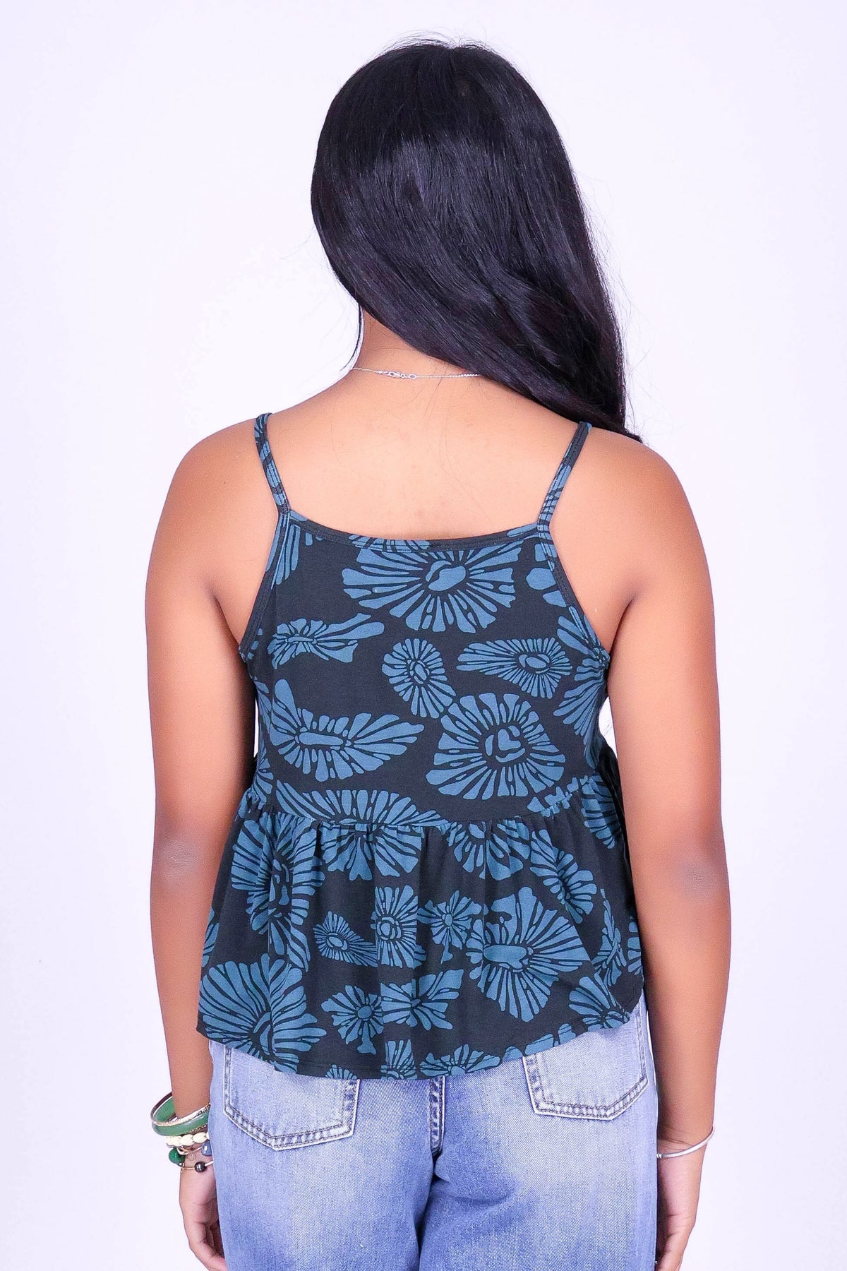 ISLAND OPIHI SHELLS PEPLUM TOP | KIDS SIZE 2-16