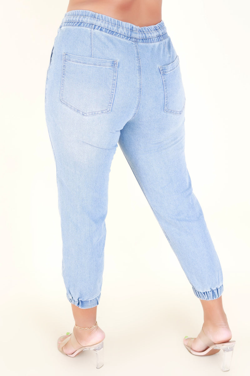 Jeans Warehouse Hawaii - PLUS Denim Jeans - GOOD FEELING JOGGERS | By ULTIMATE OFFPRICE