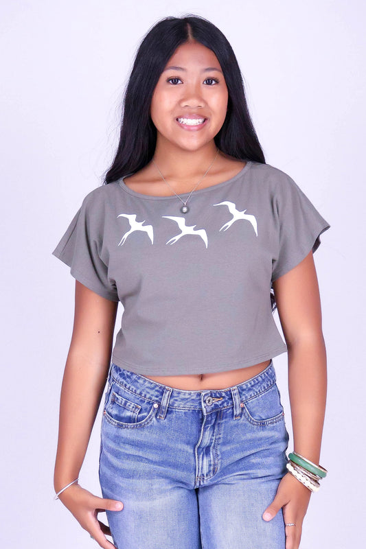 3 IWA OFF SHOULDER TEE | KIDS SIZE 8-16