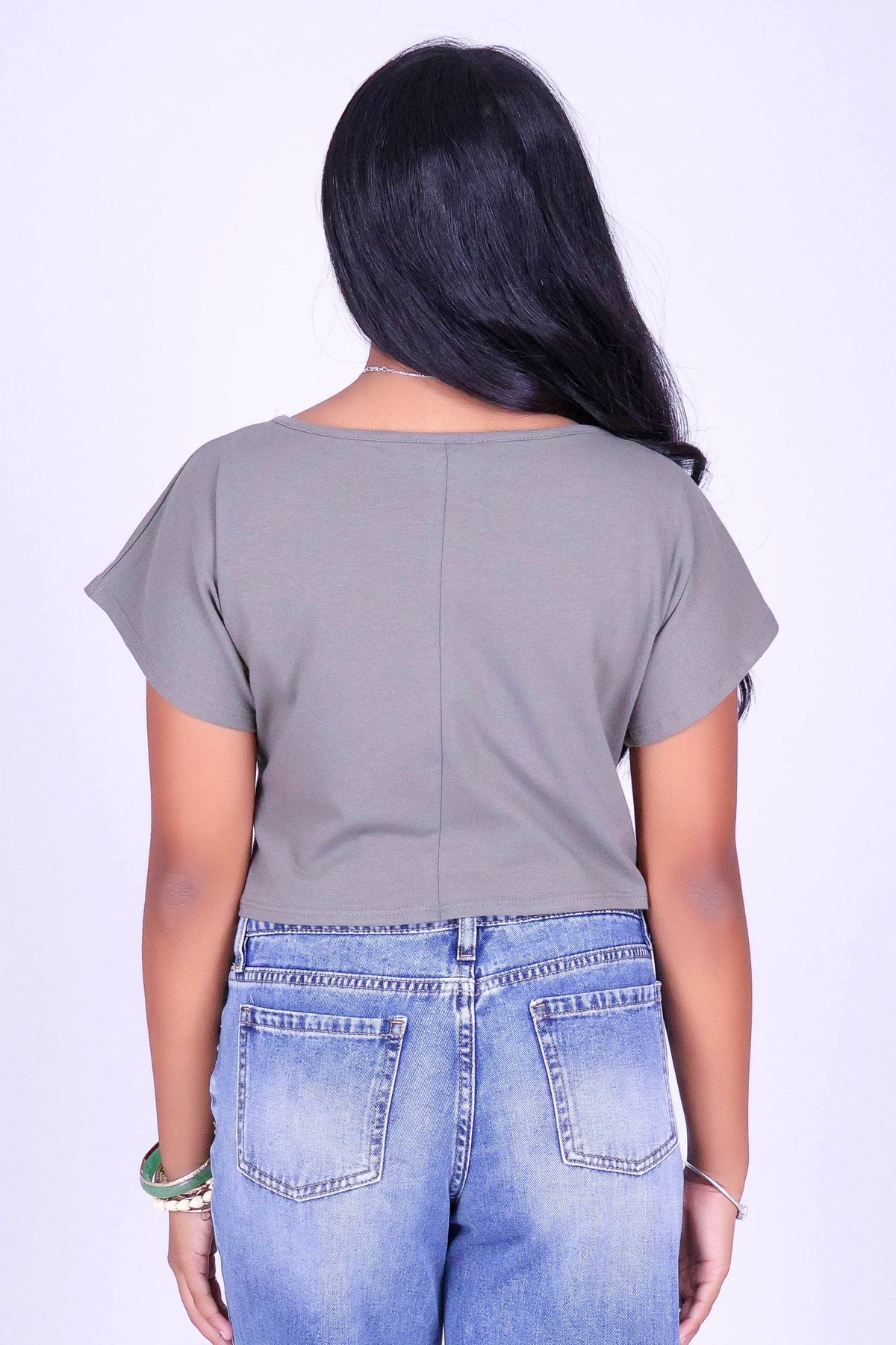 3 IWA OFF SHOULDER TEE | KIDS SIZE 8-16