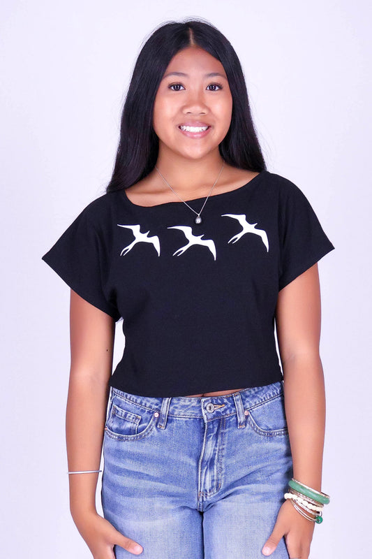 3 IWA OFF SHOULDER TEE | KIDS SIZE 8-16
