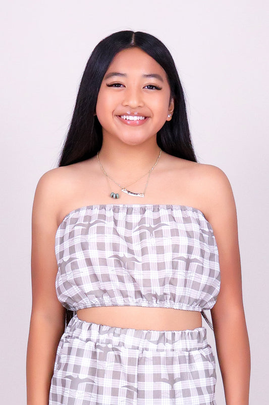 IWA PALAKA BANDEAU TOP | KIDS SIZE 2-16