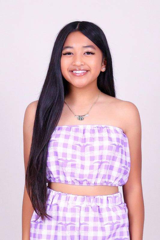 IWA PALAKA BANDEAU TOP | KIDS SIZE 2-16