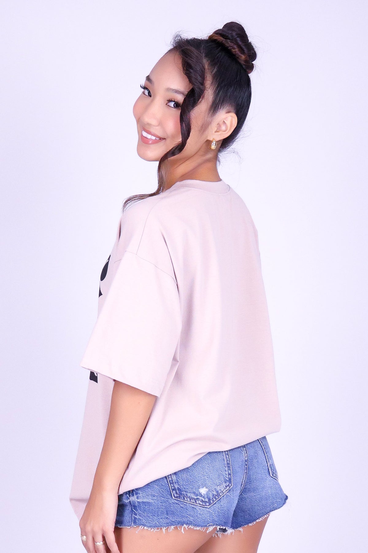 ANTHURIUM QUILT OVERSIZED TEE