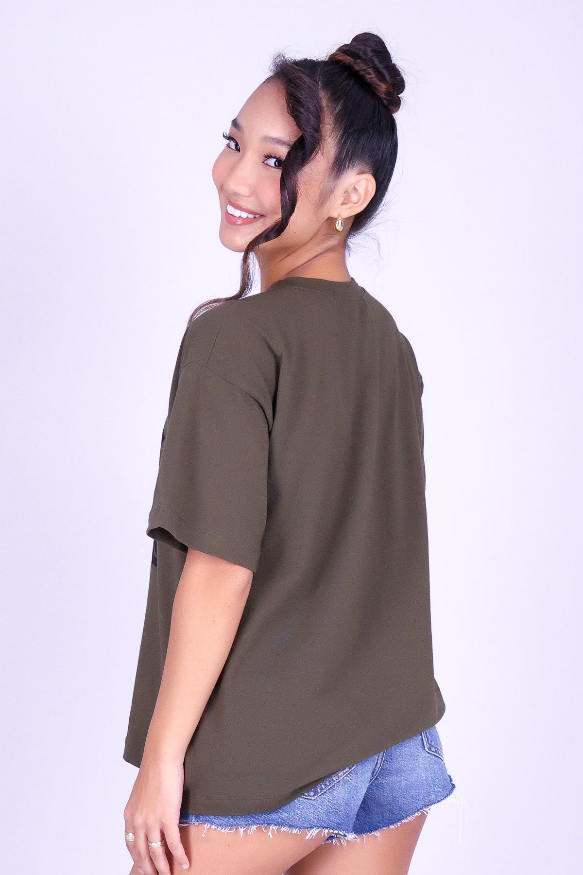 ANTHURIUM QUILT OVERSIZED TEE