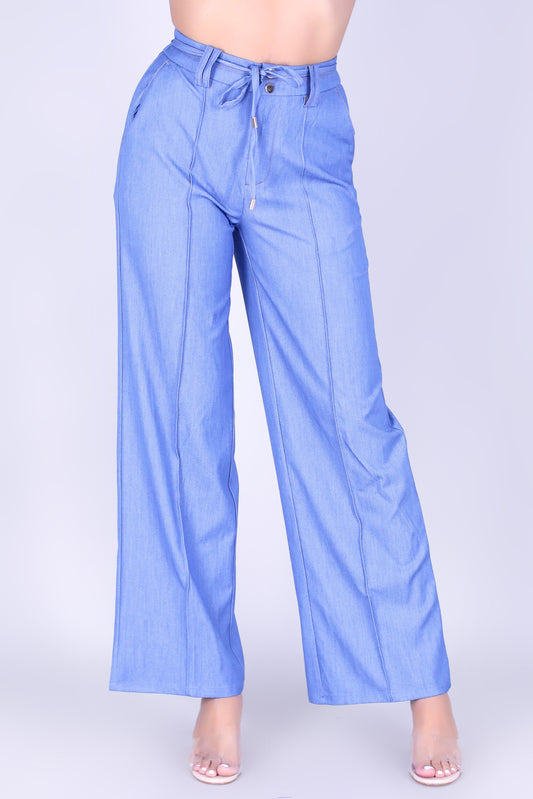 SILKEN BLUE PANTS