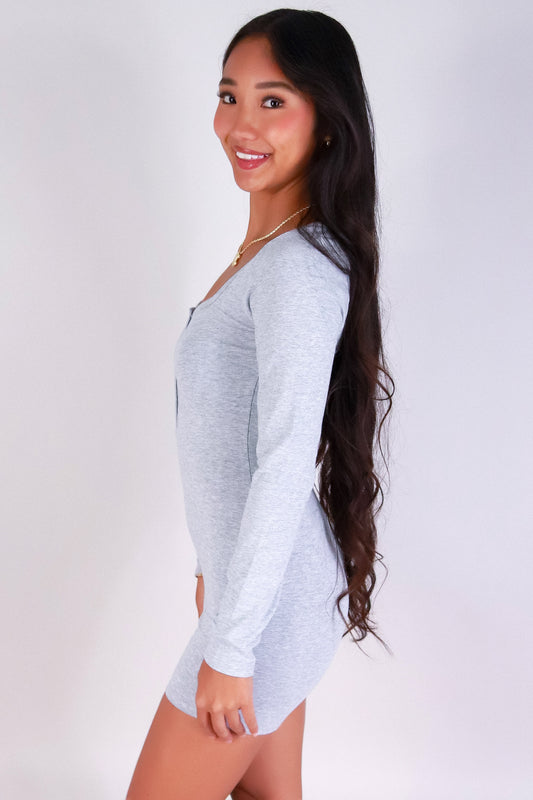 Jeans Warehouse Hawaii - SOLID CASUAL ROMPERS - SLEEK CHIC CATSUIT ROMPER | By CRESCITA APPAREL/SHINE I