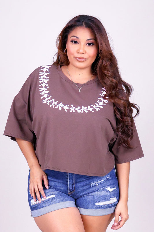 PLUMERIA LEI TEE