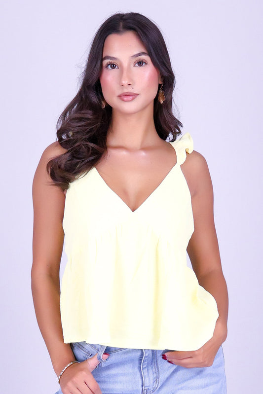 SUMMER BLOOM BABYDOLL TOP