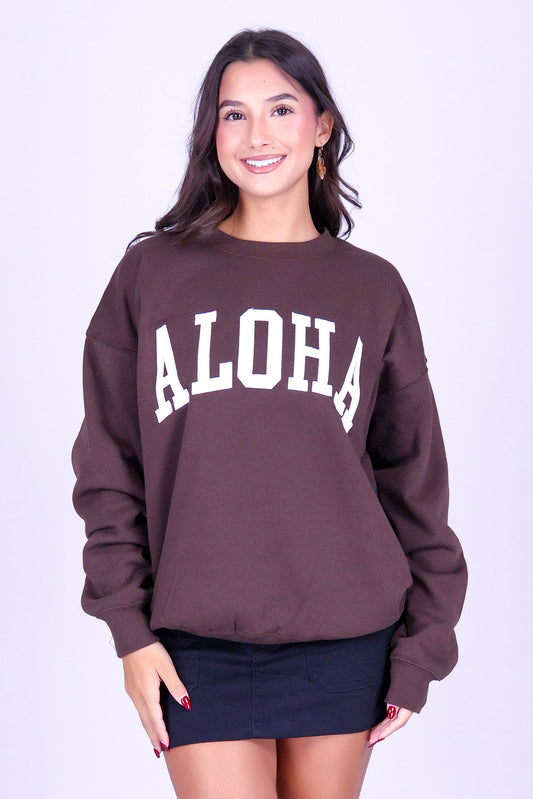 ALOHA PATCH SWEATER