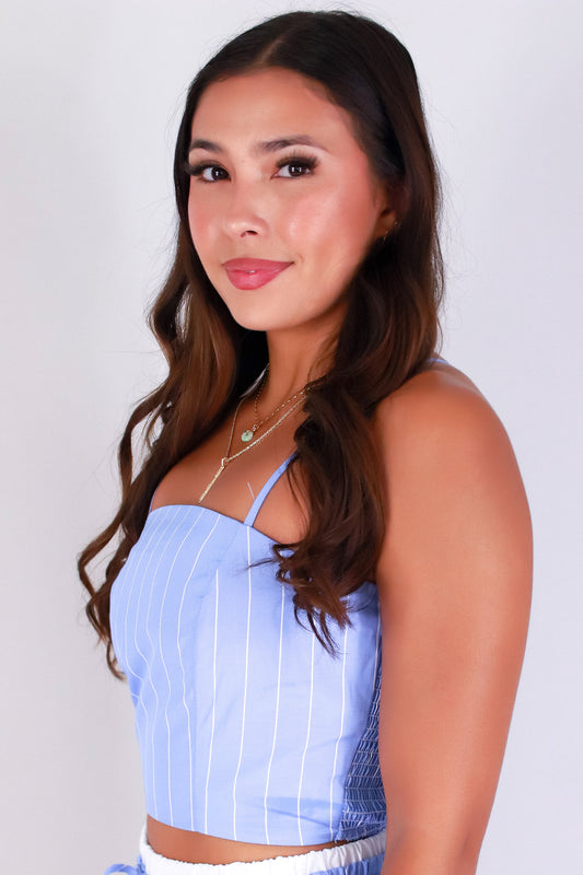 Jeans Warehouse Hawaii - MATCHING SEPARATES - LINE IT UP CROP TOP | By ALMOST FAMOUS