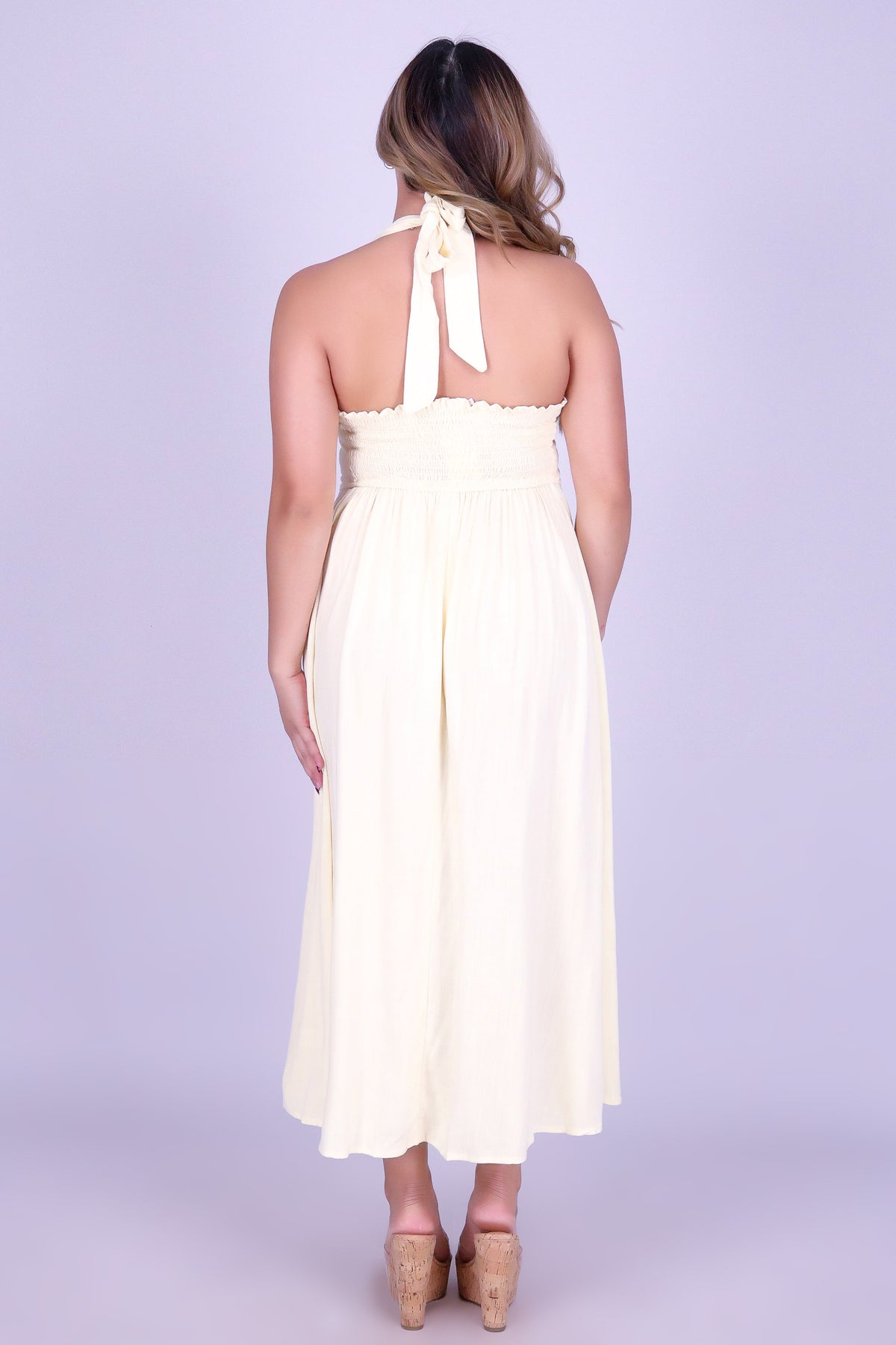 STOLEN GLANCES MIDI DRESS