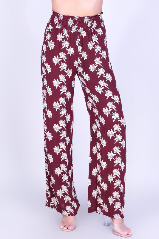 TUBEROSE SMOCKED WAIST PANTS