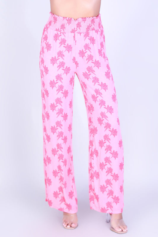 TUBEROSE SMOCKED WAIST PANTS