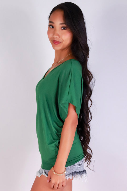 Jeans Warehouse Hawaii - SOLID DOLMAN TOPS - CLOUD NINE DOLMAN TOP | By ADARA