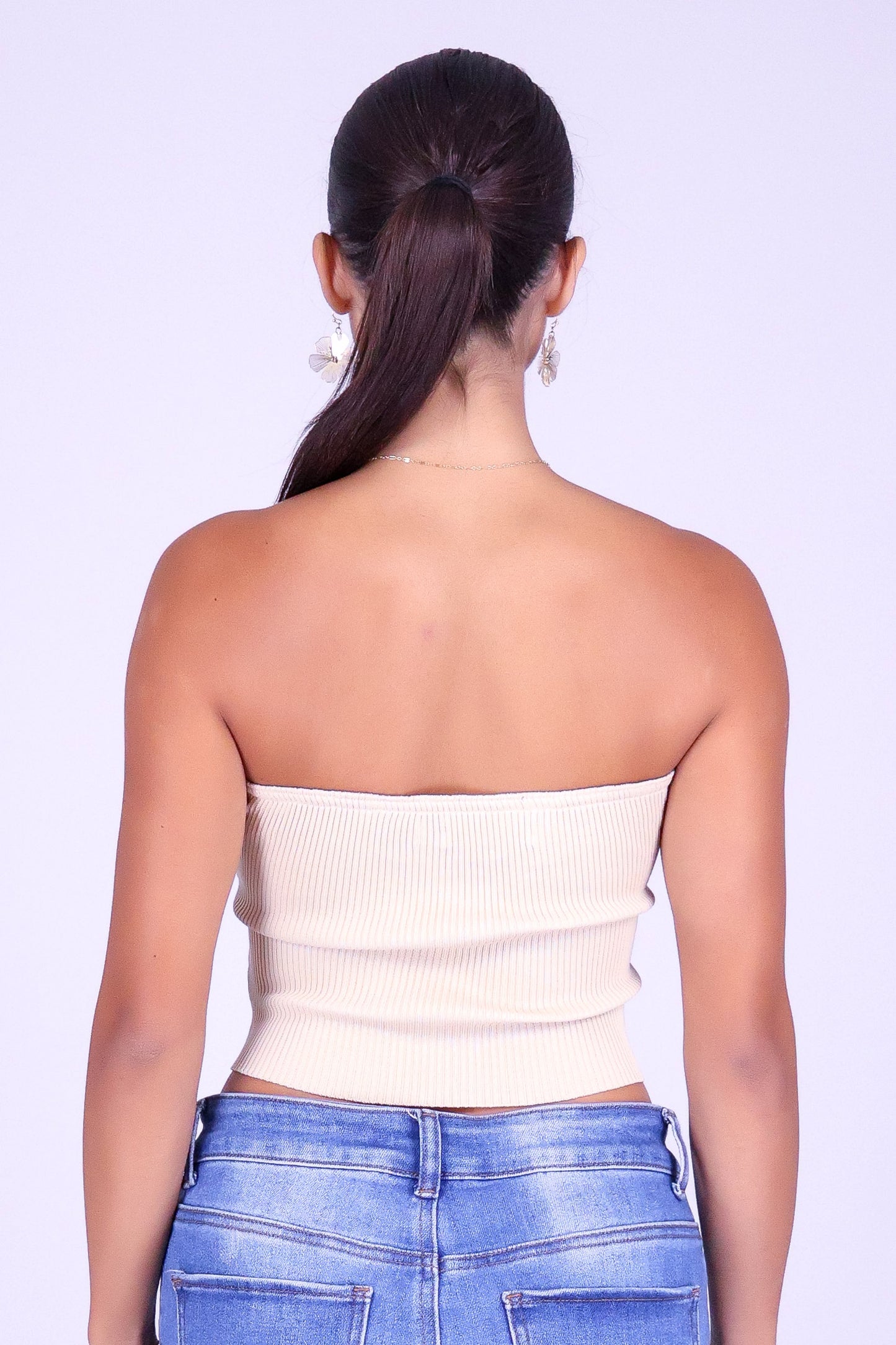 RARE ENERGY SWEATER TUBE TOP