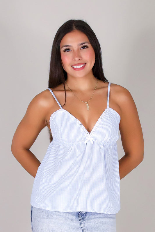 SOFT SWING BABYDOLL TOP
