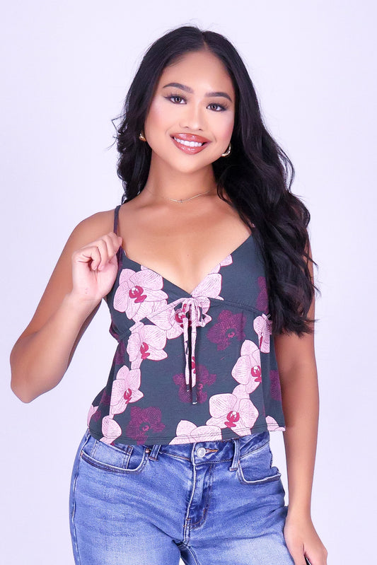 ORCHID BABYDOLL TOP