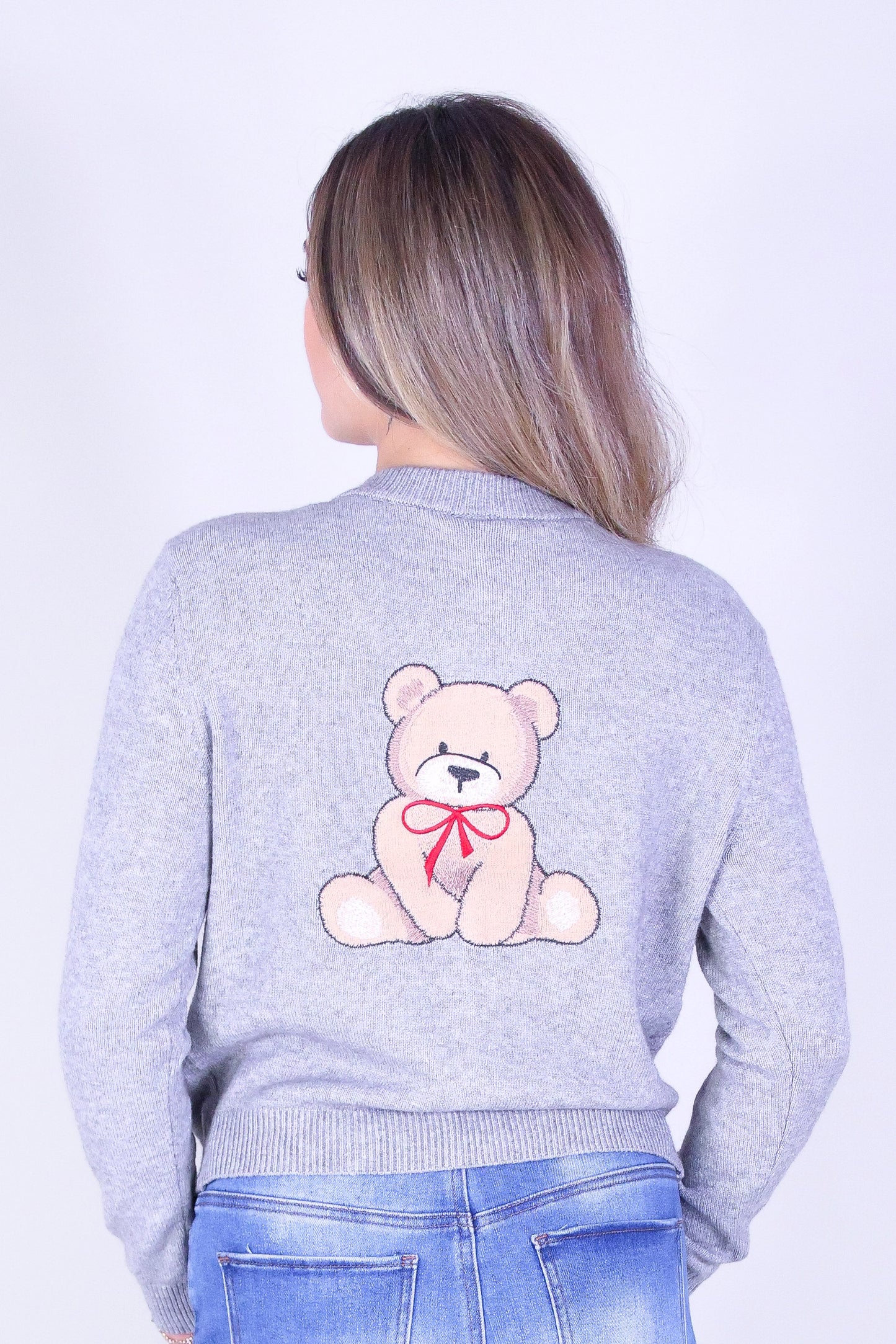 LOVE ME TEDDY SWEATER CARDIGAN